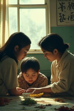 映画『万引き家族』のポスター