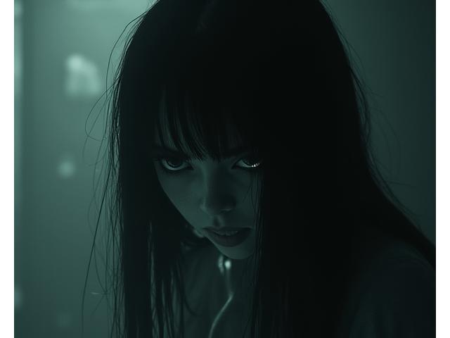 呪怨やリングのようなJホラー映画の不気味なシーン